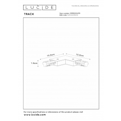 TRACK LUCIDE - ŁĄCZNIK L PRAWY 09950/04/30